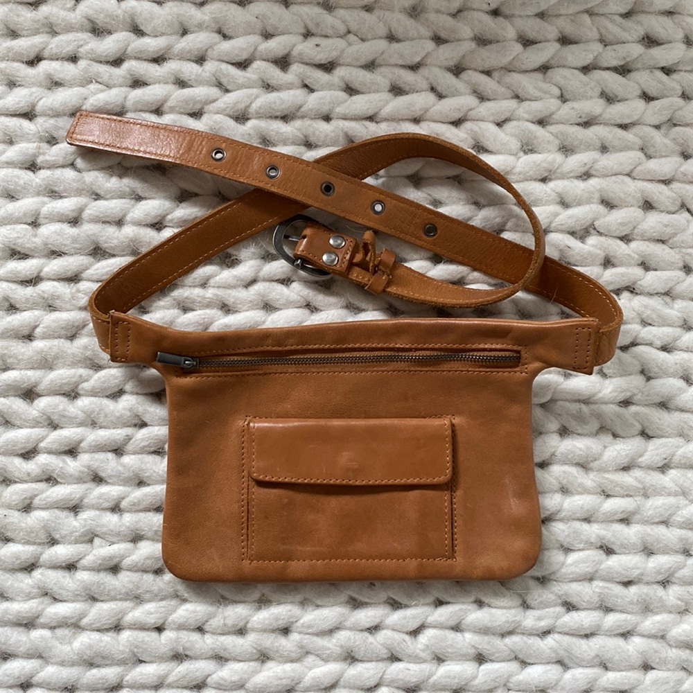 Free People Leather Belt Bag